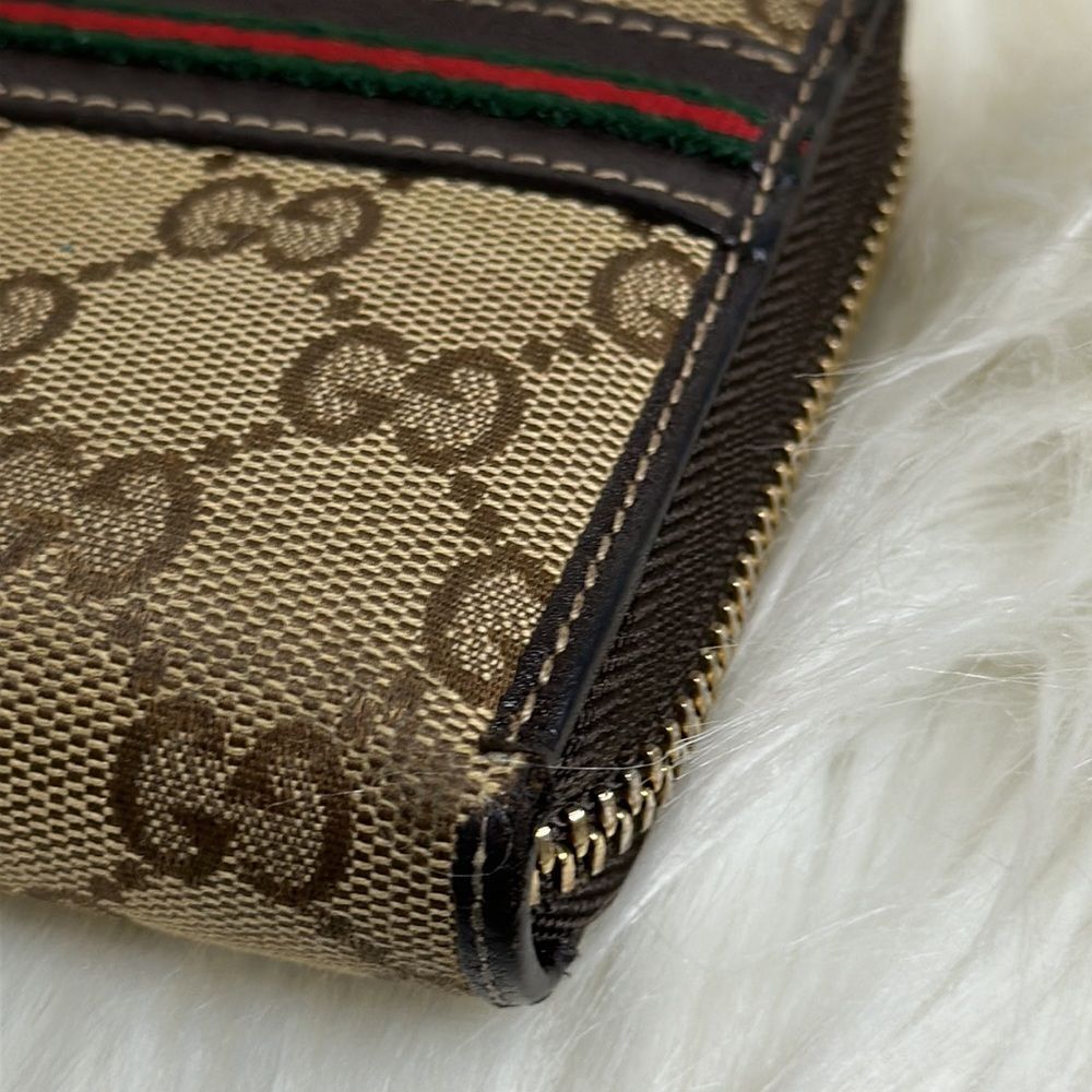 💯Authentic Gucci Zipped Long Wallet with Cherryline 🍀 - Picture 6 of 15